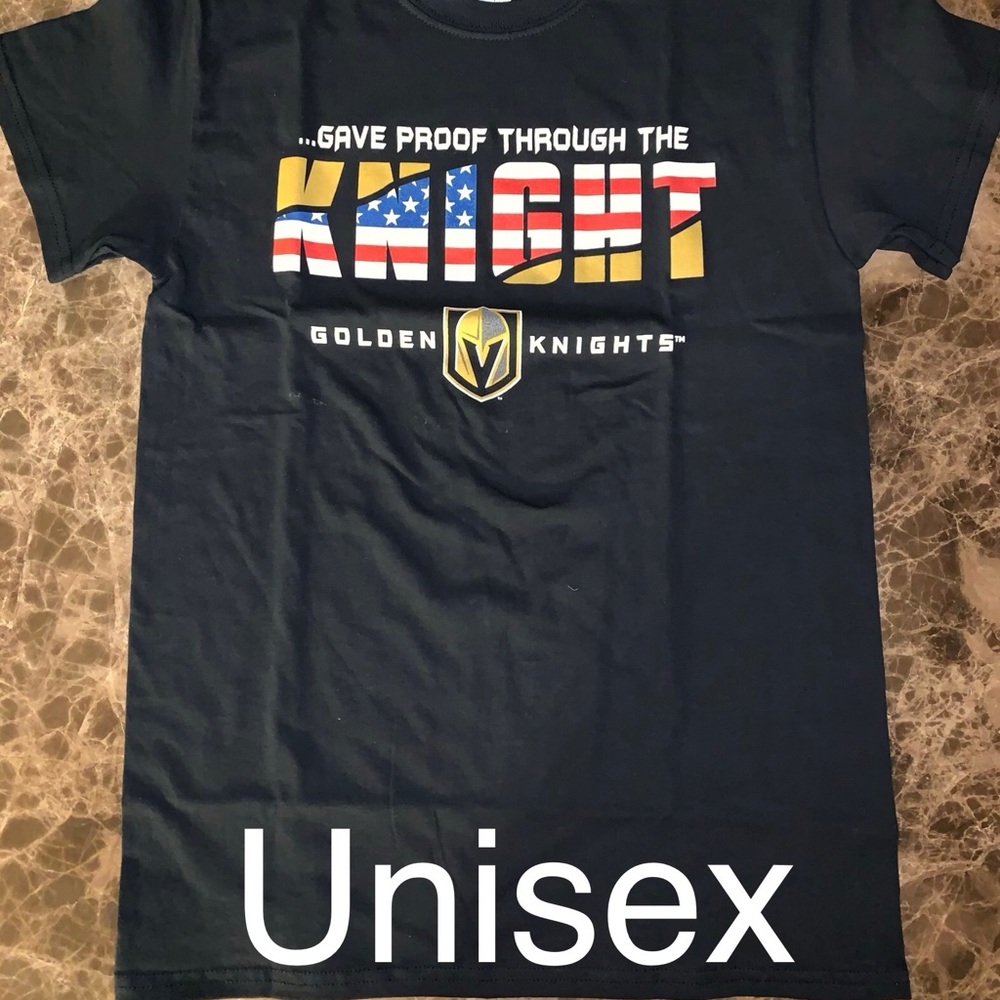 Vegas Golden Knights (VGK) Thru the Knight T-Shirt